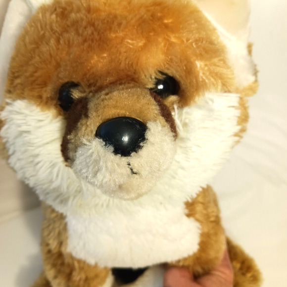 1972 Fiesta Vintage Realistic Red FOX Plush Stuffed Toy Large Ears Tail Standing - Picture 5 of 16